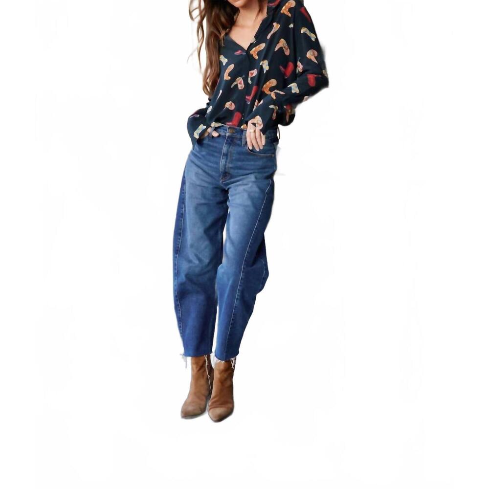 NEW CATHERINE GEE daria french cuff silk blouse top in boots